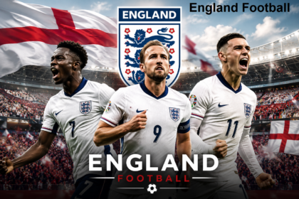 England football team and Three Lions players
