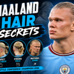 Erling Haaland Hair Secrets with his iconic long blonde hairstyle