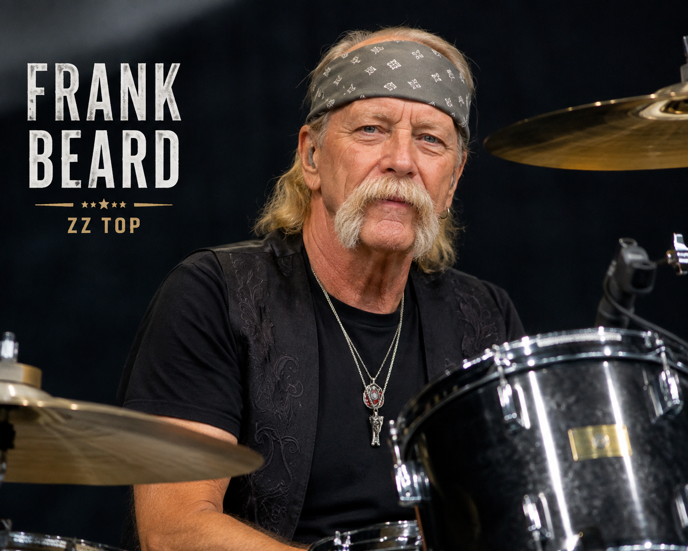 Frank Beard ZZ Top legendary drummer