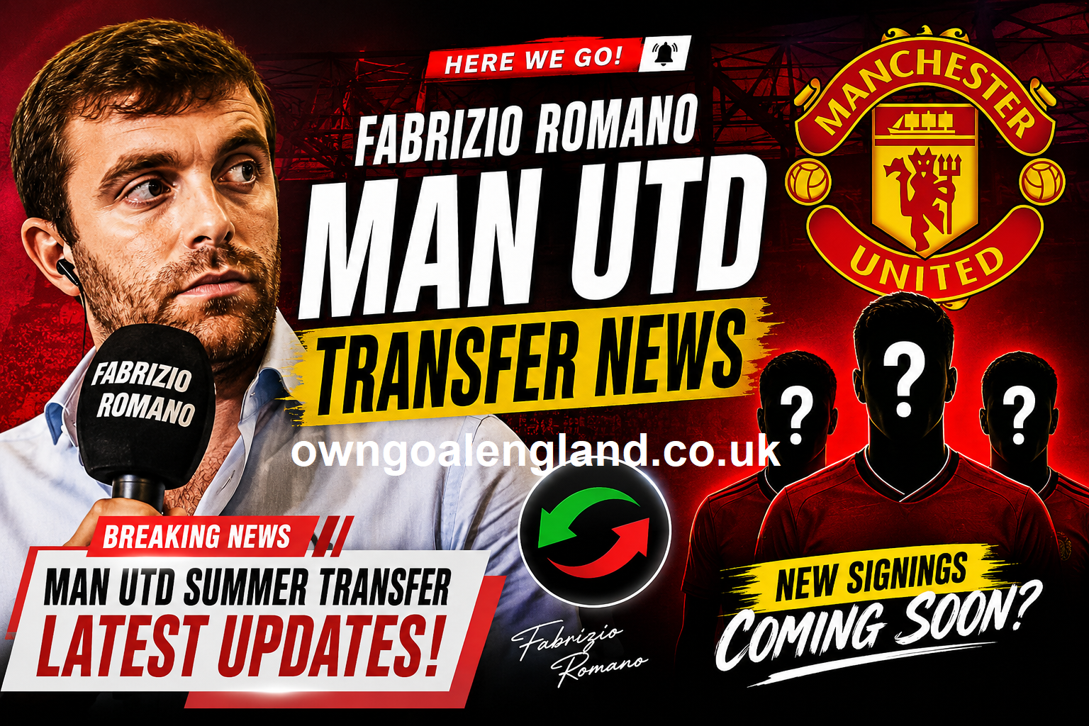 Fabrizio Romano Man Utd transfer news and Manchester United updates
