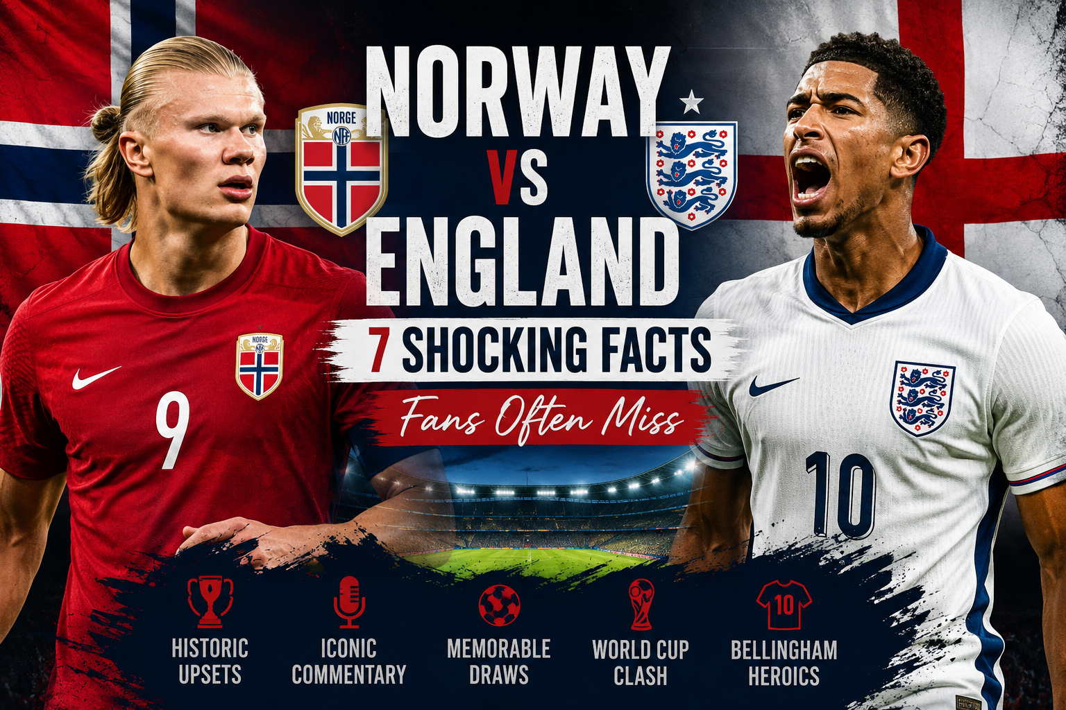 Norway vs England football match