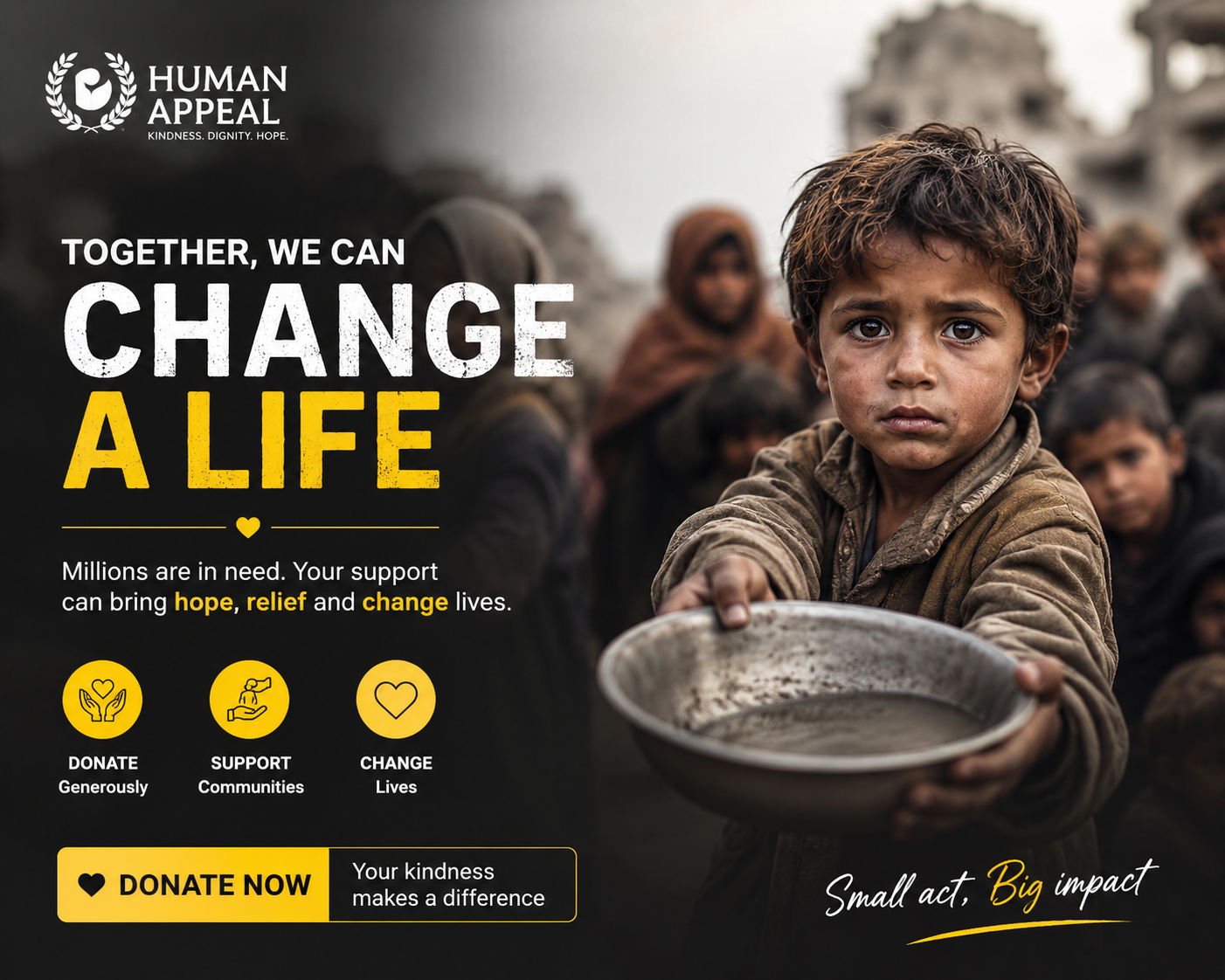 Human Appeal humanitarian charity and community support