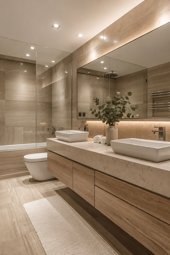 Bathroom Mountain modern bathroom furniture and vanity unit