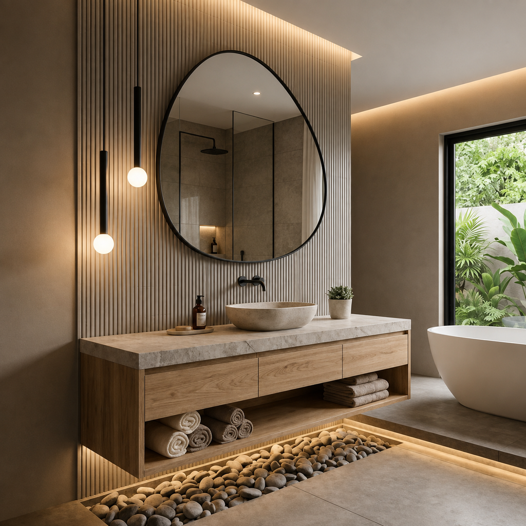 Bathroom Mountain luxury bathroom interior