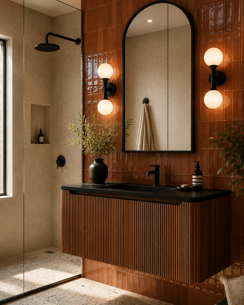 Bathroom Mountain luxury bathroom interior