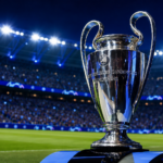 Champions League draw with football teams and tournament matchups