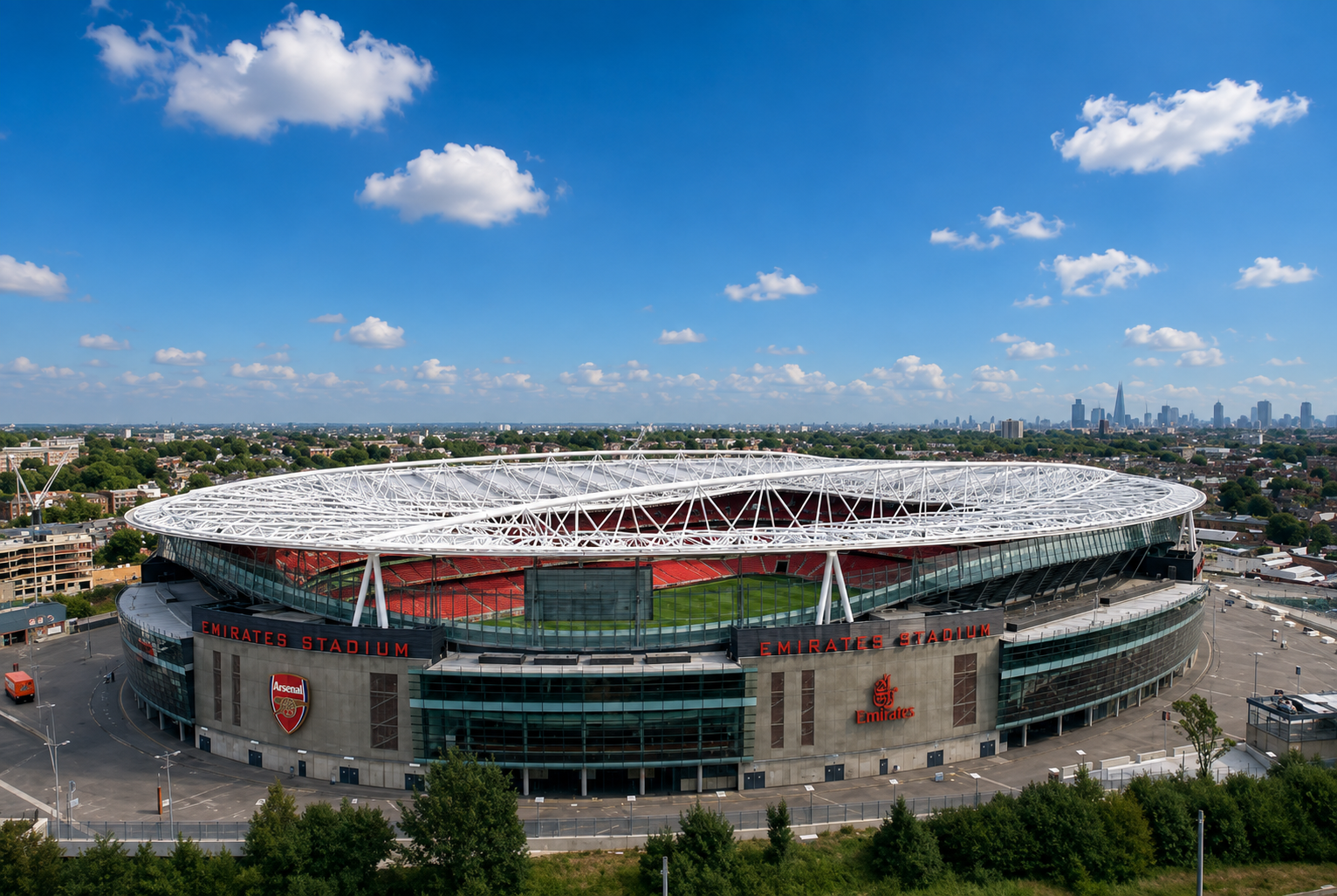 Emirates Stadium, the iconic home of Arsenal Football Club