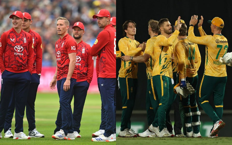 England vs South Africa cricket players during the ENG vs SA rivalry