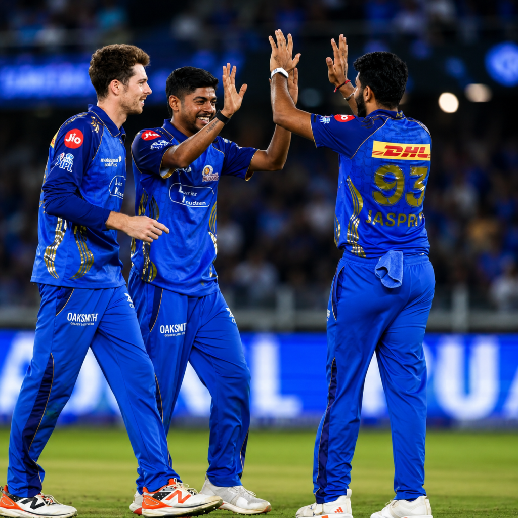 IPL standings showing the IPL points table and team rankings