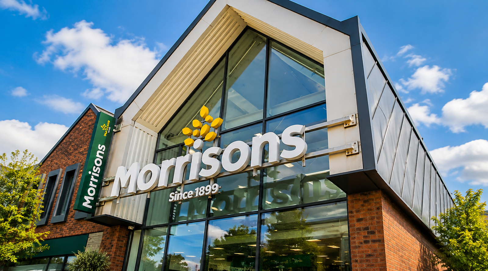 Morrisons supermarket exterior related to the Morrisons toilet rule in the UK