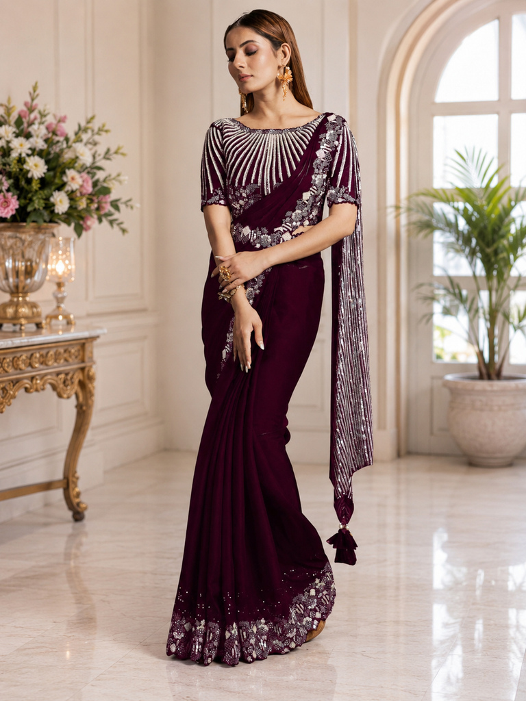 Different ready to wear saree for women styles and designs