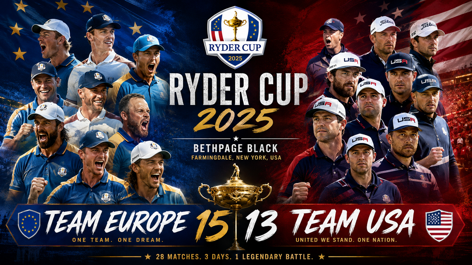 Ryder Cup 2025 at Bethpage Black