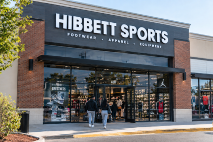 Hibbett Sports online sneaker shopping on smartphone