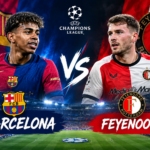 Barcelona vs Feyenoord Champions League match