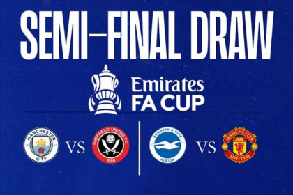FA Cup semi final draw at Wembley
