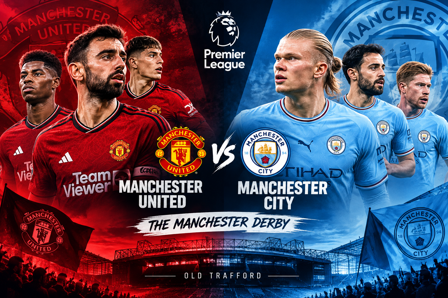 Manchester United vs Manchester City in the 2026 Manchester derby