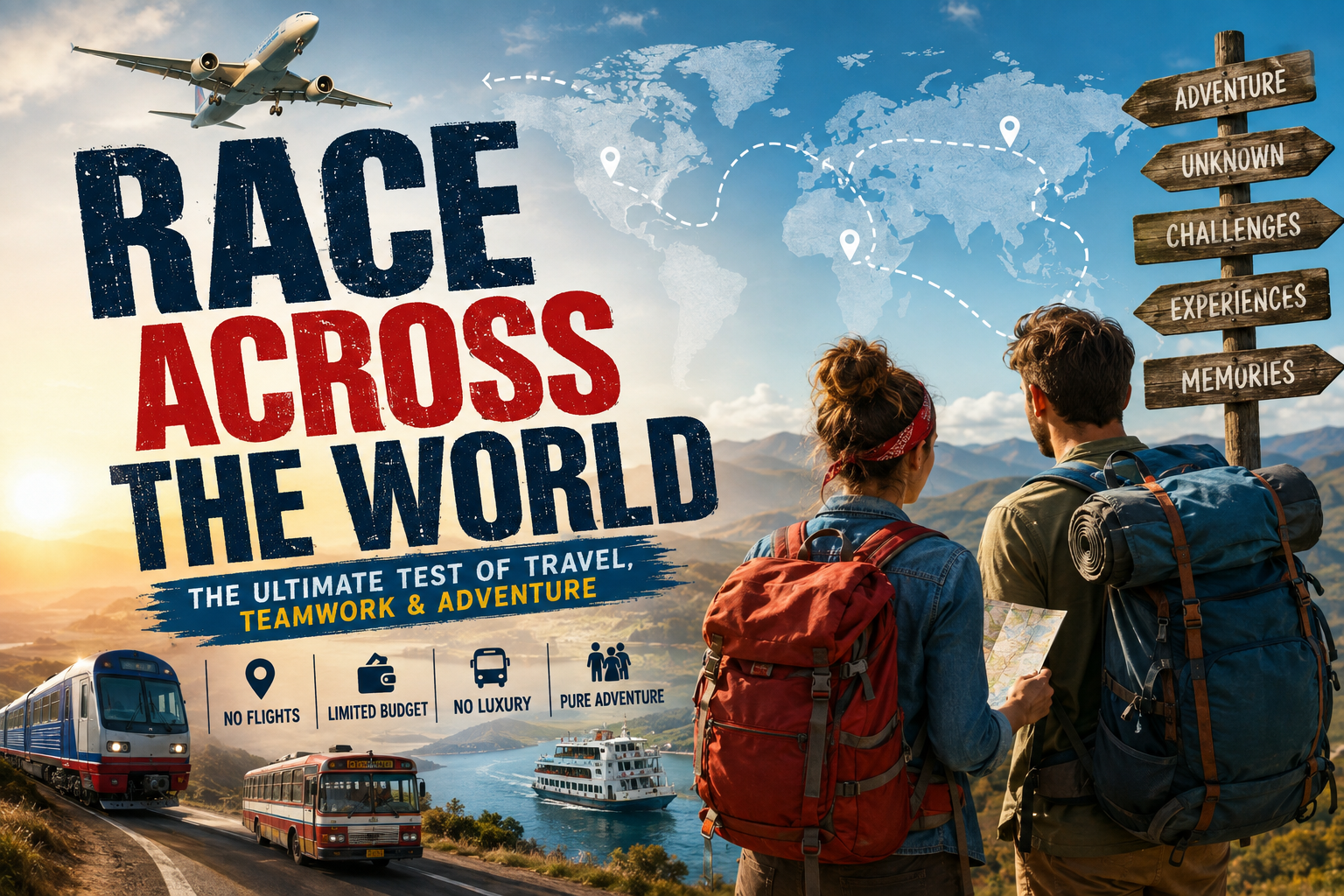 Race Across the World travel adventure competition
