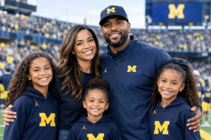 Sherrone Moore wife Kelli Moore with their three daughters
