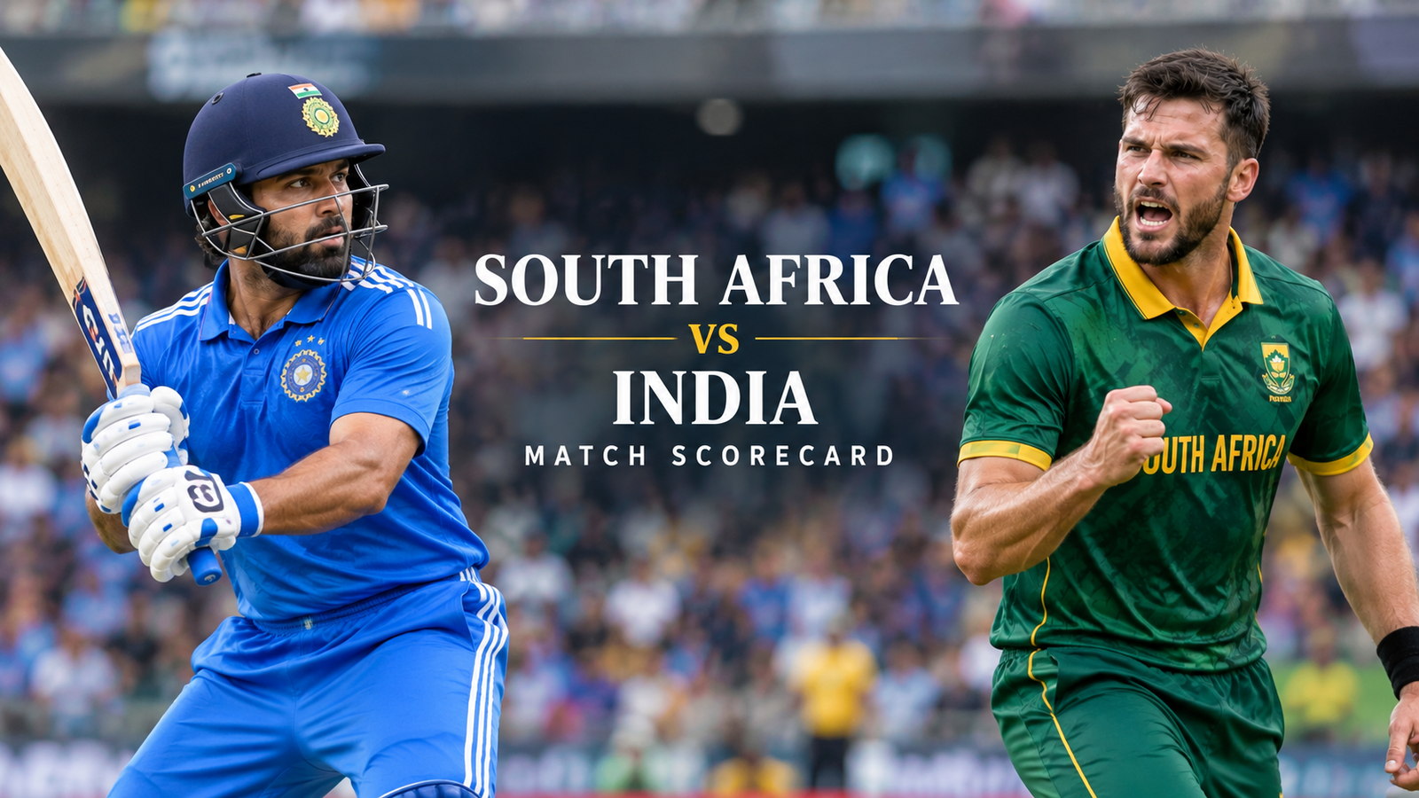 South Africa national cricket team vs India national cricket team match scorecard